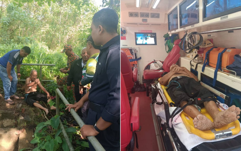 An man who was reported missing while fishing in Taman Lestari Putra, Seri Kembangan, Selangor, yesterday, was found safe this morning. — Bernama pic