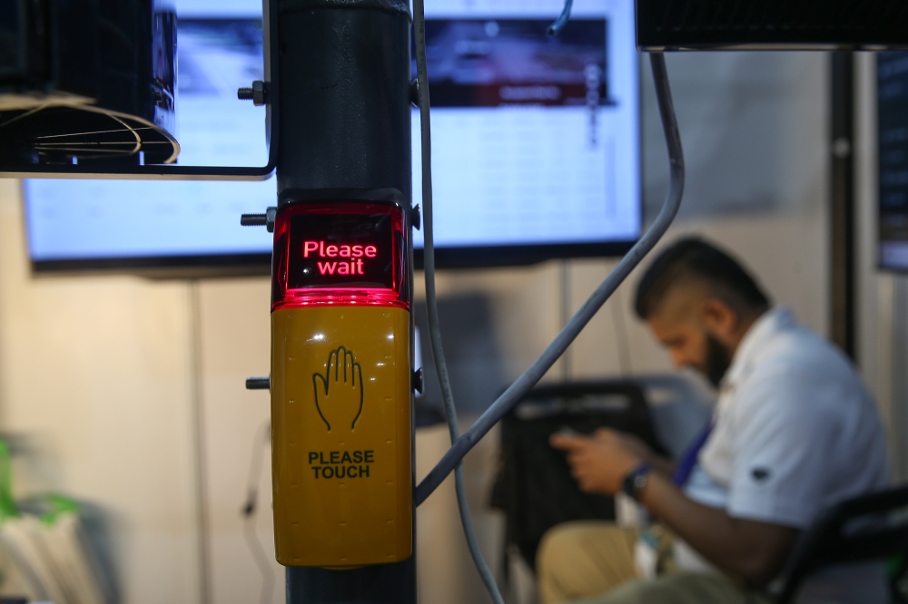 An equipment on display at the Road & Traffic Tech Expo (MyArtte) and the Malaysian Road Maintenance Convention (MRMC) 2025. — Picture by Yusof Mat Isa