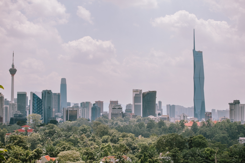 A general view of the Kuala Lumpur skyline October 8, 2025. — Picture by Raymond Manuel