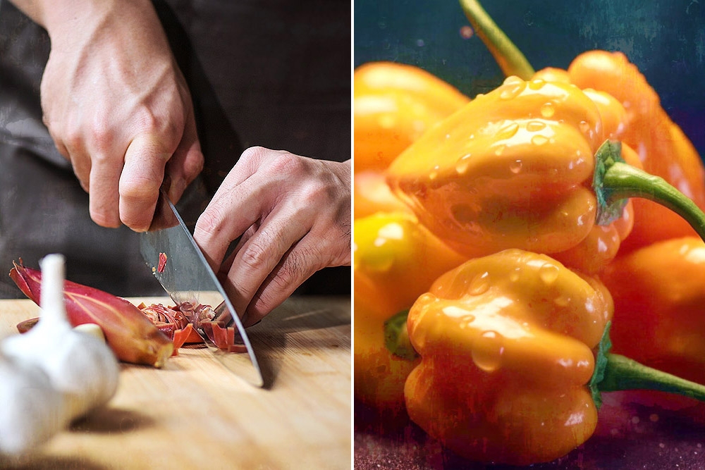 The ‘bunga kantan’ (torch ginger flowers) and habaneros that go into Bintang Flavours’ sauces. —Pictures courtesy of Bintang Flavours