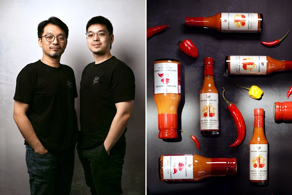 Brothers Kevin Ong and Philip Ong of Bintang Flavours, purveyors of chilli and hot sauces. — Pictures courtesy of Bintang Flavours