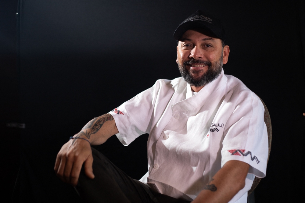 Chef Saulo Jennings poses at his restaurant Casa do Saulo Quinta de Pedras in Belem, Para state, Brazil, on November 1, 2025. — AFP pic