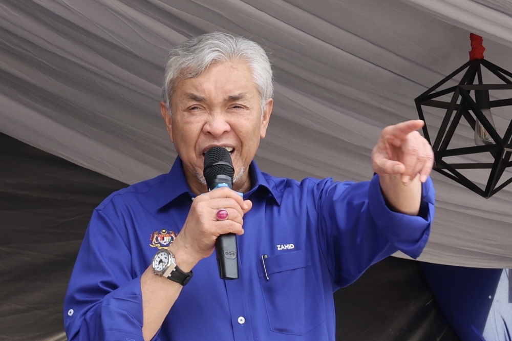 ‘So far, nothing’: Zahid shrugs off talk of Khairy’s Umno comeback