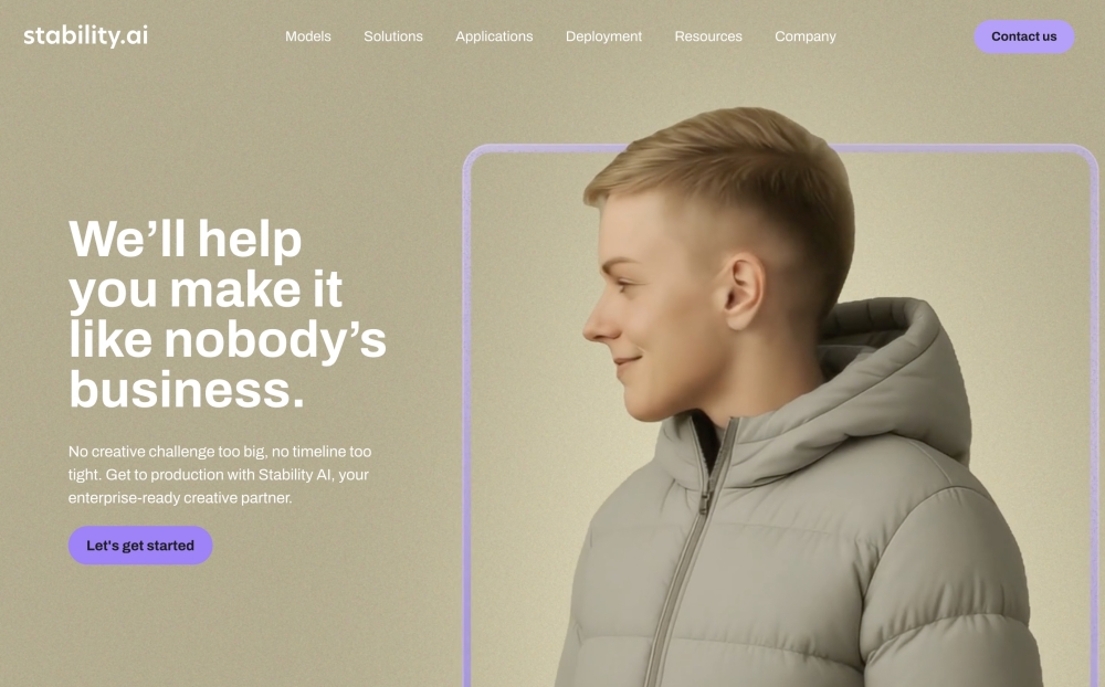 Seattle-based Getty, which produces editorial content and creative stock images and video, accused Stability AI of using its images to 'train' its Stable Diffusion system, which can generate images from text inputs.— Stability AI screenshot