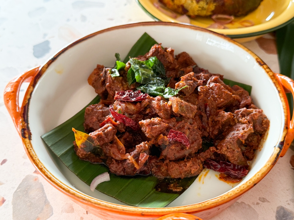 Mutton Varuval is cooked till tender and has a distinct fragrance of spices. — Picture by Lee Khang Yi