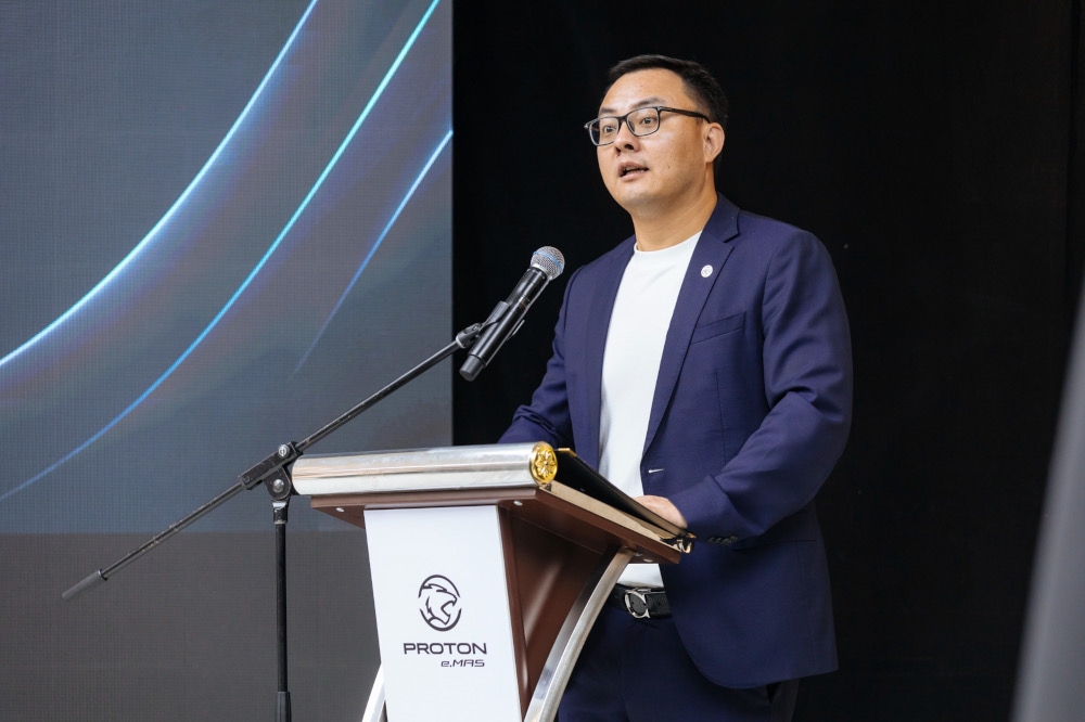 Pro-Net chief executive officer Zhang Qiang said the electric hatchback clocked 5,000 bookings in just three weeks before its official launch on October 30. — Picture courtesy of Pro-Net