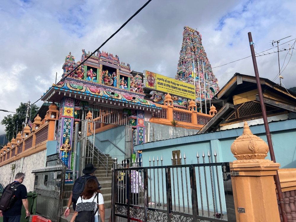 The Arulmigu Sri Ruthra Veeramuthu Maha Mariamman Devasthanam started out as a small attap shrine in 1886. — Picture by Opalyn Mok The Arulmigu Sri Ruthra Veeramuthu Maha Mariamman Devasthanam started out as a small attap shrine in 1886. — Picture by Opalyn Mok