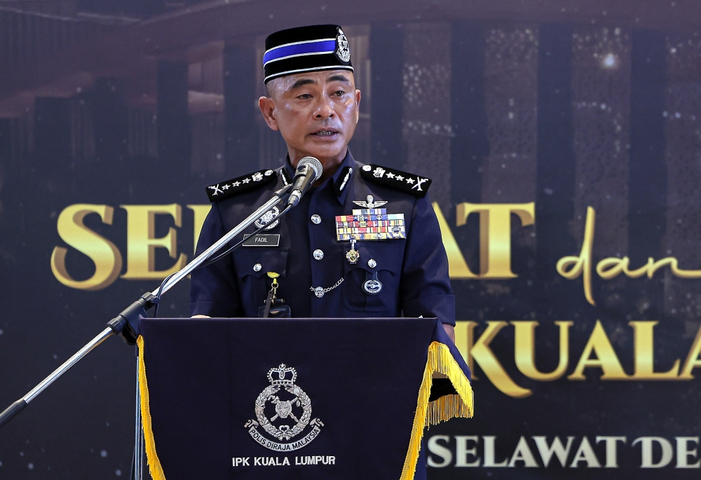 Kuala Lumpur police chief Datuk Fadil Marsus, in a statement, said that a police report had been lodged regarding the incident. — Bernama pic