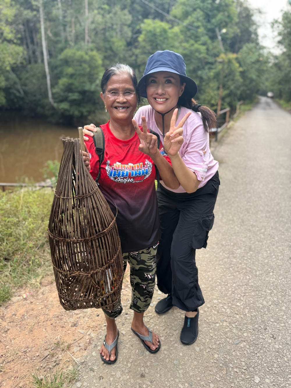 The ‘bubu’ trap for catching fish with the Semelai tribe at Kampung Jelawat, Pos Iskandar. The ‘bubu’ is put in the river overnight and is picked up by boat the next day. — Picture courtesy of Happy Campers Productions