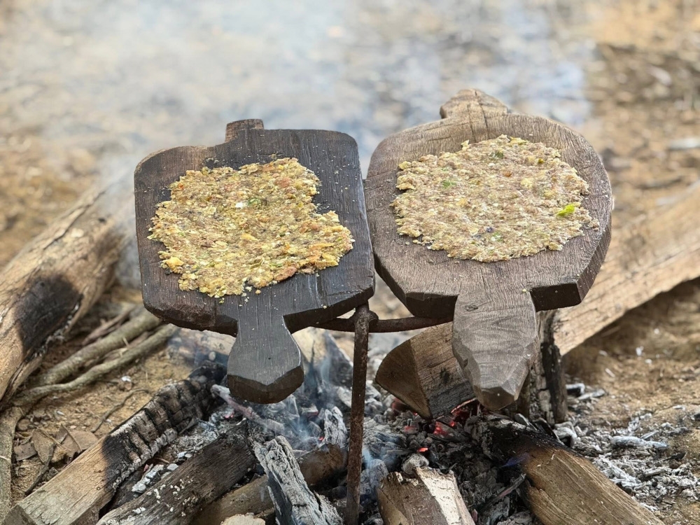 The never-before-seen ‘sambal tepek’ or ‘sambal biji getah’ made from the sap of the rubber tree. — Picture courtesy of Happy Campers Productions