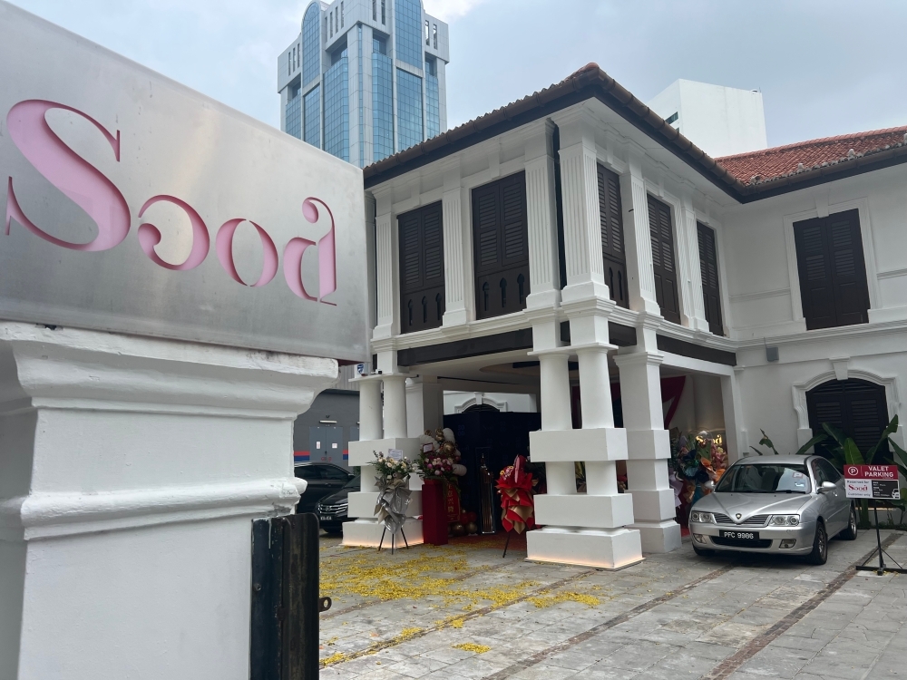New entrant to the Michelin Selection, Sood by Chef Ton in Penang is housed in a heritage building — Picture by Opalyn Mok