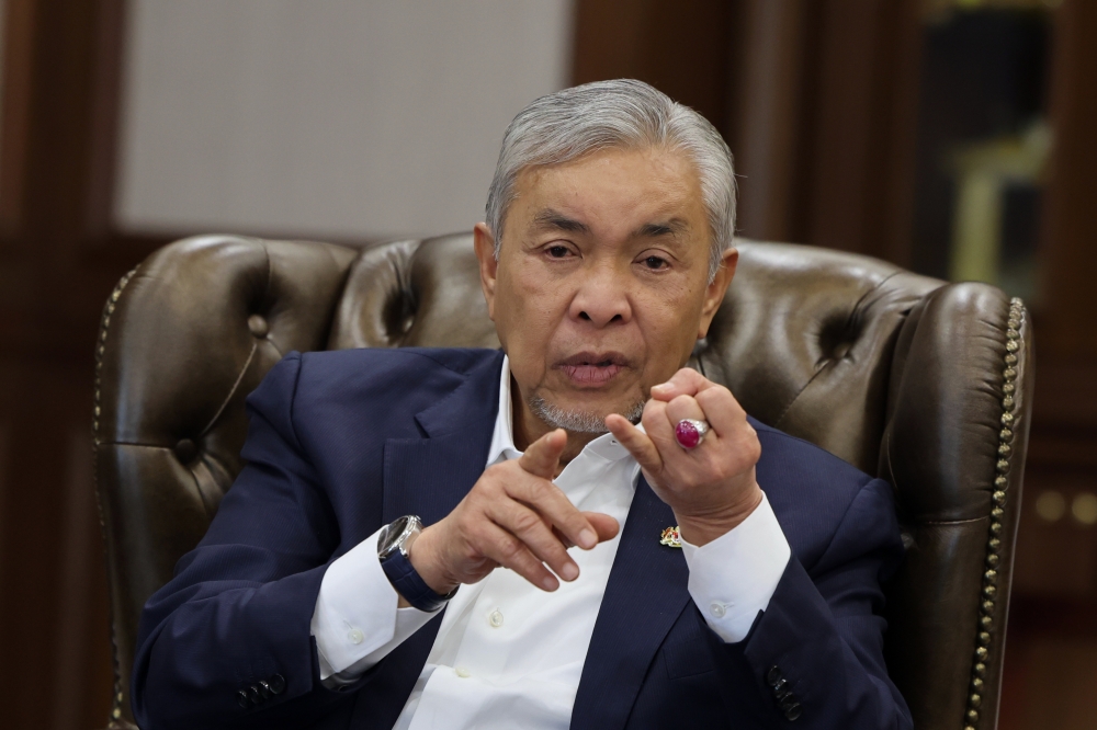 BN chairman Datuk Seri Dr Ahmad Zahid Hamidi said the coalition welcomes the decision, which demonstrates the government’s commitment to respecting the rights of the people of Sabah as guaranteed by the Federal Constitution. — Bernama file pic 