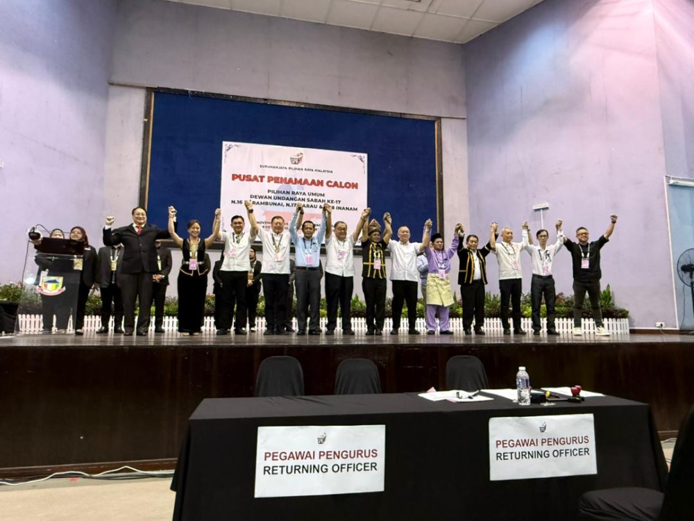 A total of 13 candidates are contesting for the Inanam seat. — The Borneo Post pic