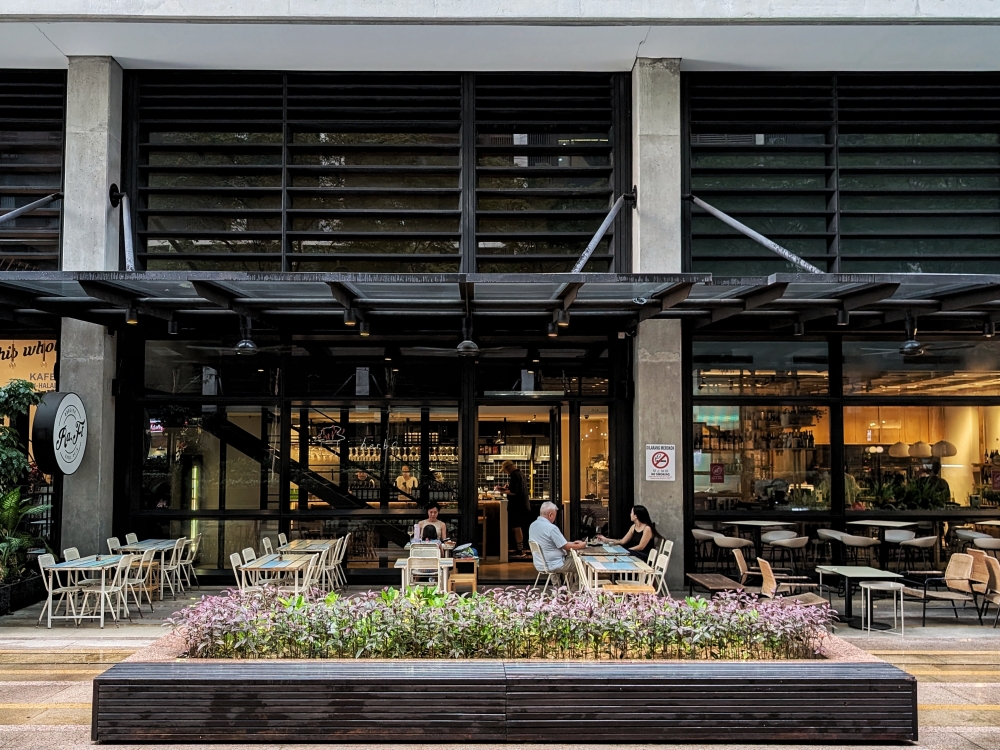 The new space at Arcoris is sandwiched between Ra-Ft Café and Basic Wine Store. — Picture by Ethan Lau