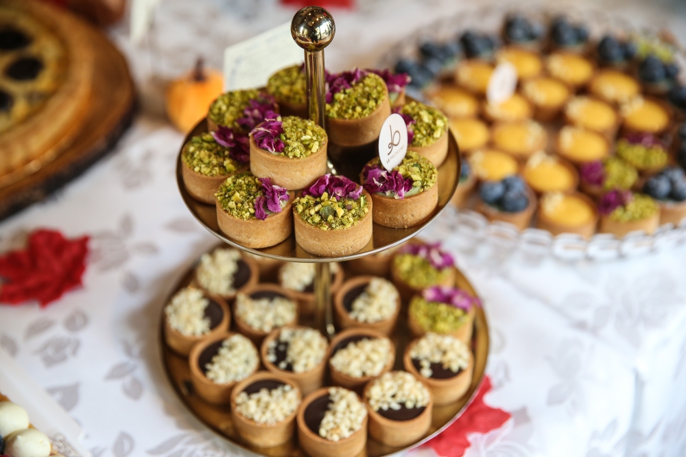 A beautifully designed pie at today’s Pie Fest at UP KL.  — Photo by Yusof Mat Isa 