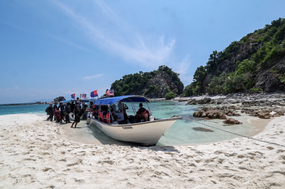 Visitors flock to Mersing for island hopping and underwater activities but Reef Check Malaysia’s 2024 survey found its famed coral cover is down to 50 per cent from 60 per cent. — Bernama pic