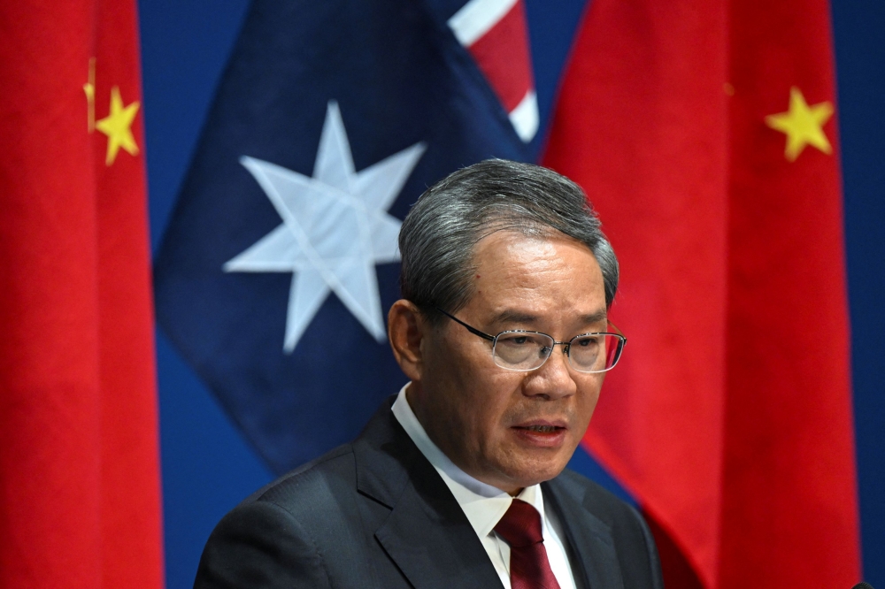 China’s Premier Li Qiang has no plans to meet with the Japanese prime minister on the sidelines of the upcoming G20 summit in South Africa. — Reuters file pic 