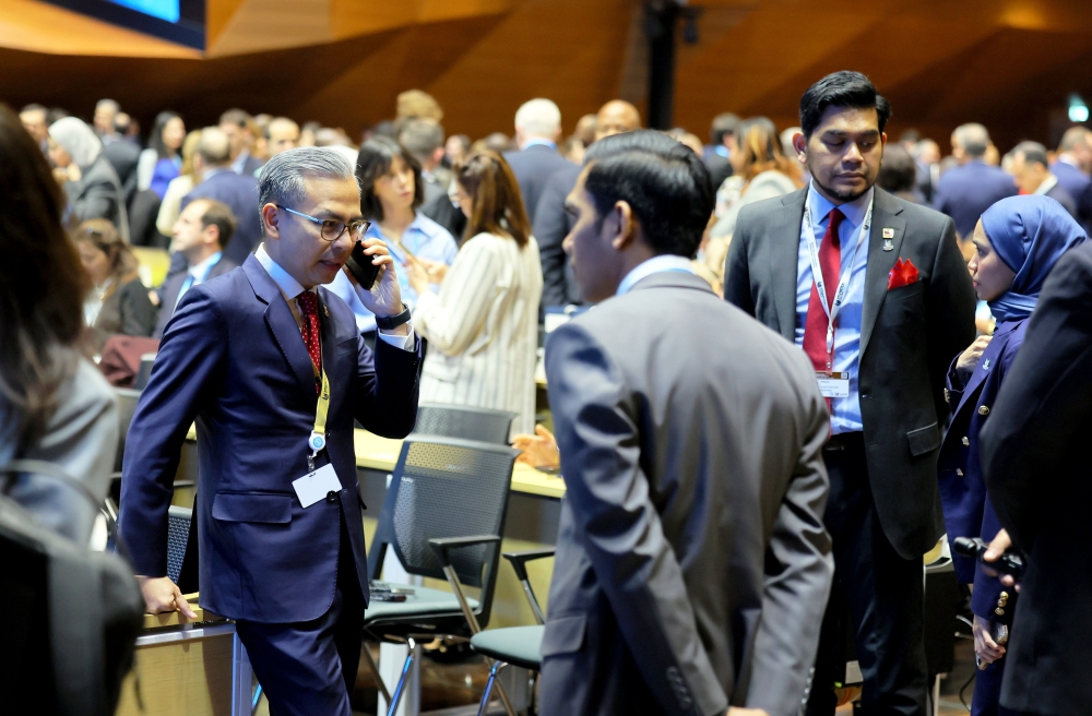 Communications Minister Datuk Fahmi Fadzil attends the opening of the 2025 World Telecommunication Development Conference (WTDC-25) at the Baku Convention Centre in Azerbaijan, November 17, 2025. — Bernama pic 