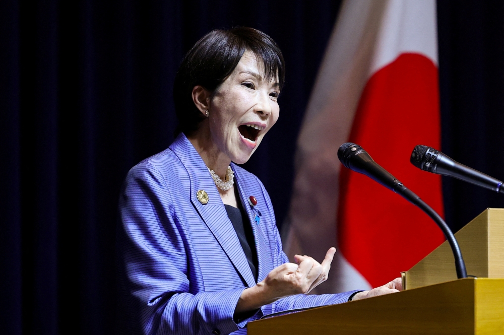 The row erupted after Prime Minister Sanae Takaichi told Japanese lawmakers that a Chinese attack on Taiwan could threaten Japan’s survival and potentially trigger a military response. — File pic via Reuters