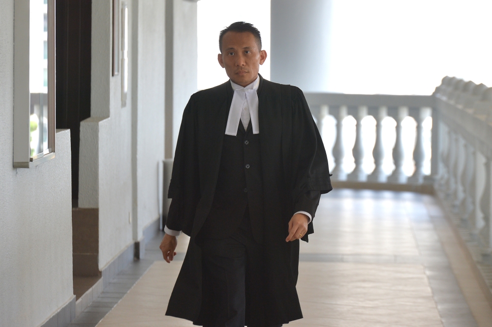 Senior federal counsel Liew Horng Bin said the Finance Ministry’s financial procedures makes it impossible for government payments in court orders to be made immediately, as such payments would take time. — Picture by Shafwan Zaidon