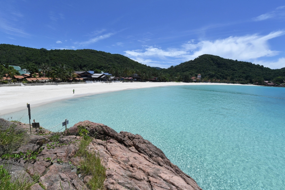 File picture of Pulau Redang in Terengganu. The campaign will commence at the marine park centres on Redang and Perhentian islands in Terengganu, Payar Island in Kedah, Tinggi Island in Johor, and Rusukan Kecil Island in Labuan. — Bernama pic