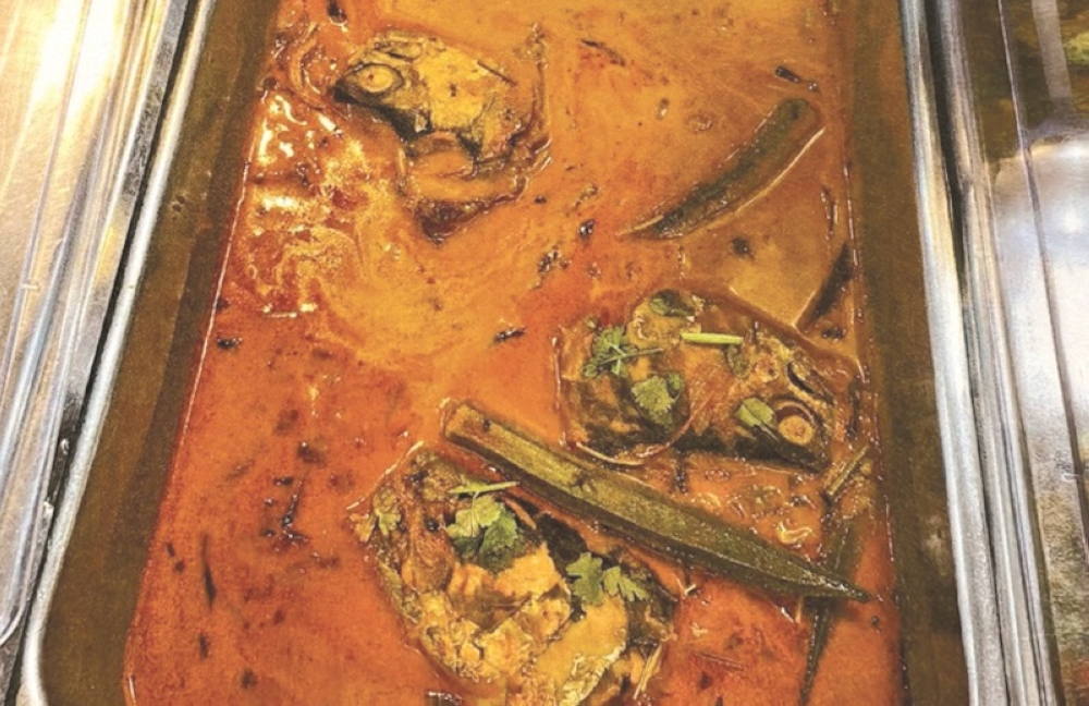 The fish head curry dish from which the sample was taken for analysis. — Daily Express pic 