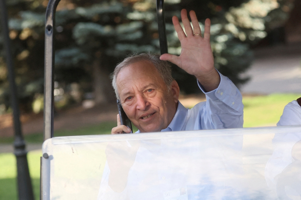 This file photo shows Larry Summers, former US Secretary of the Treasury, attending the annual Allen and Co. Sun Valley Media Conference in Sun Valley, Idaho, US, July 8, 2022. — AFP pic