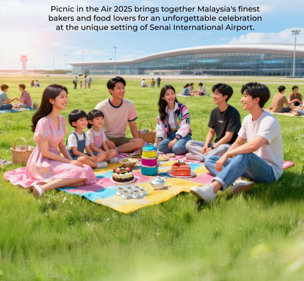 Organised by Destination Odyssey Travel Solutions Sdn Bhd (DOTS Event) in collaboration with Senai International Airport, Tourism Johor, the Kulai District Office and the Kulai Municipal Council, the event promises a weekend of culinary creativity, family-friendly activities and community engagement in a unique open-air setting.