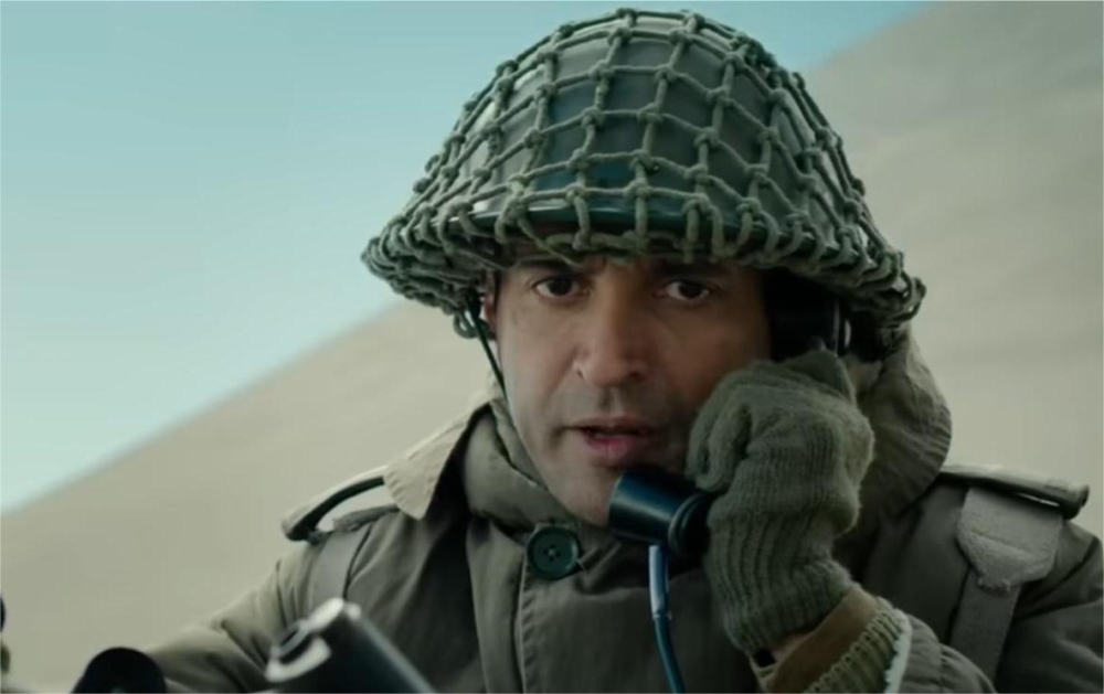 Farhan Akhtar as Major Shaitan Singh Bhati in the film 120 Bahadur. — Picture via Excel Movies