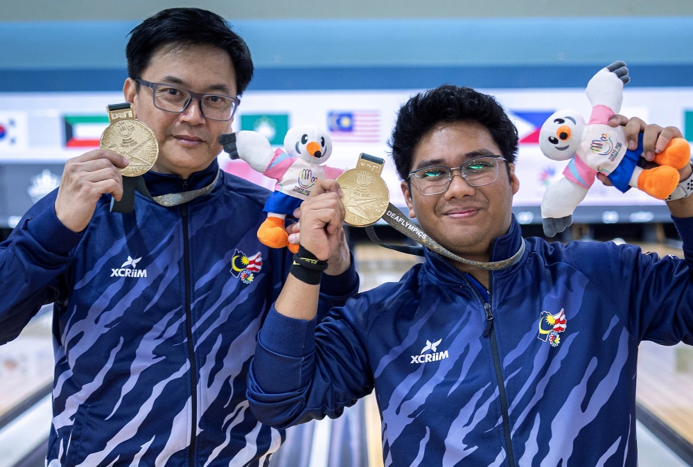 Inside the intense, echoing lanes of the Higashiyamato Grand Bowl, Syabil Azam Syamsul Azam and Ho Choon Seong rose far above expectations producing a fearless and ice-cold performance to shock Ukraine 2-1 and rewrite Malaysia’s storyline at the Games. — Bernama pic