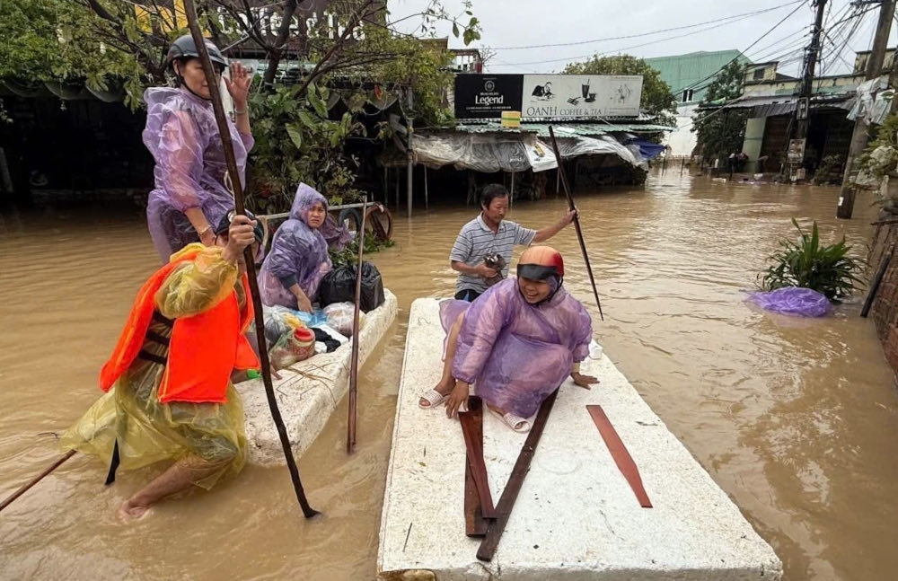 Authorities said around 258,000 people were without electricity on Sunday morning, and parts of major highways and railway lines were blocked. — Picture from Facebook/Proud Bisaya Bai