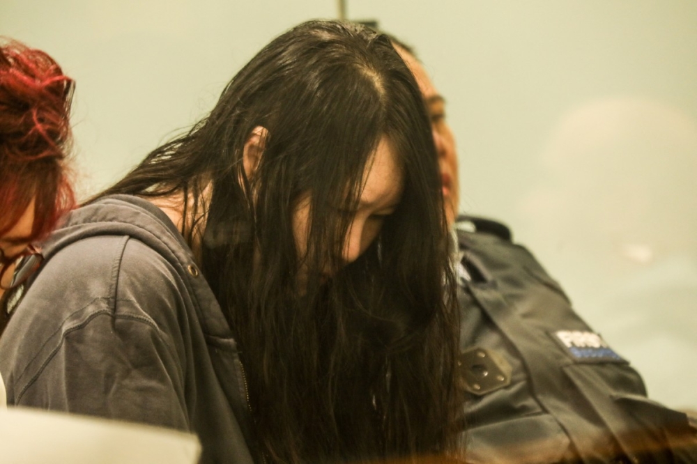 Hakyung Lee was convicted in September after admitting to killing the children, aged eight and six in 2018, the year after the children’s father had died of cancer.— AFP pic