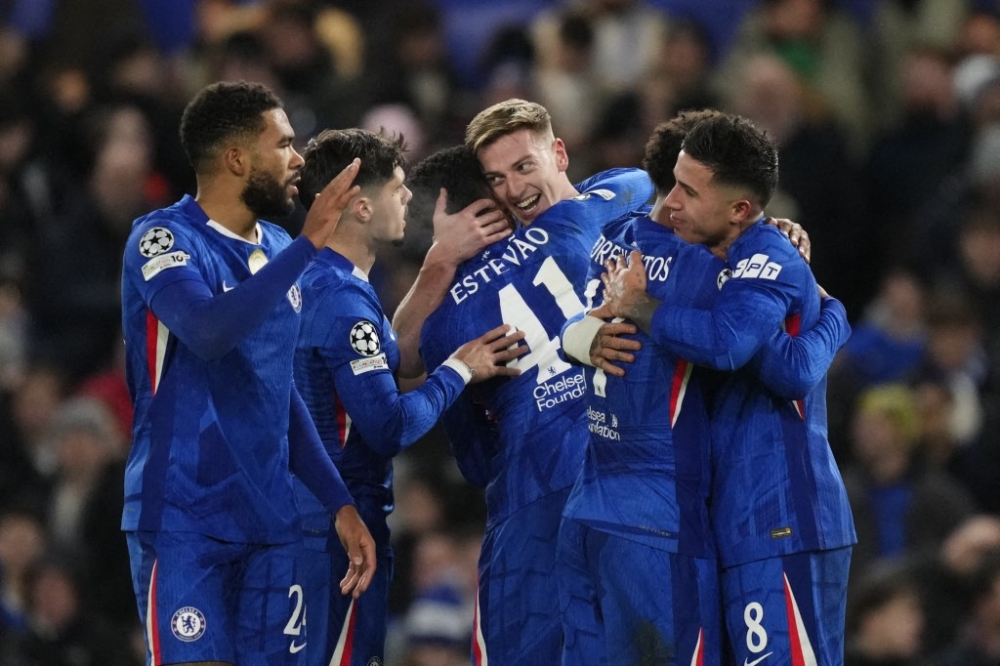 In a battle between the second-placed sides in the Premier League and La Liga, Chelsea emerged emphatic winners thanks to goals from 18-year-old Estevao and Liam Delap after a Jules Kounde own-goal had given the 2021 Champions League winners a first-half lead. — Anadolu via AFP pic