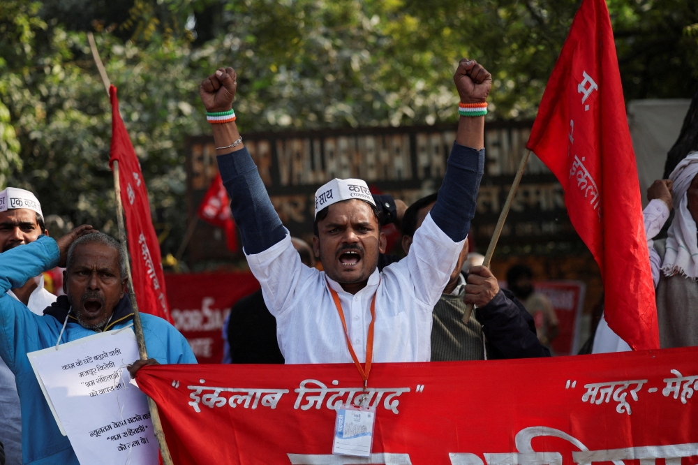 India’s labour overhaul sparks nationwide union protests