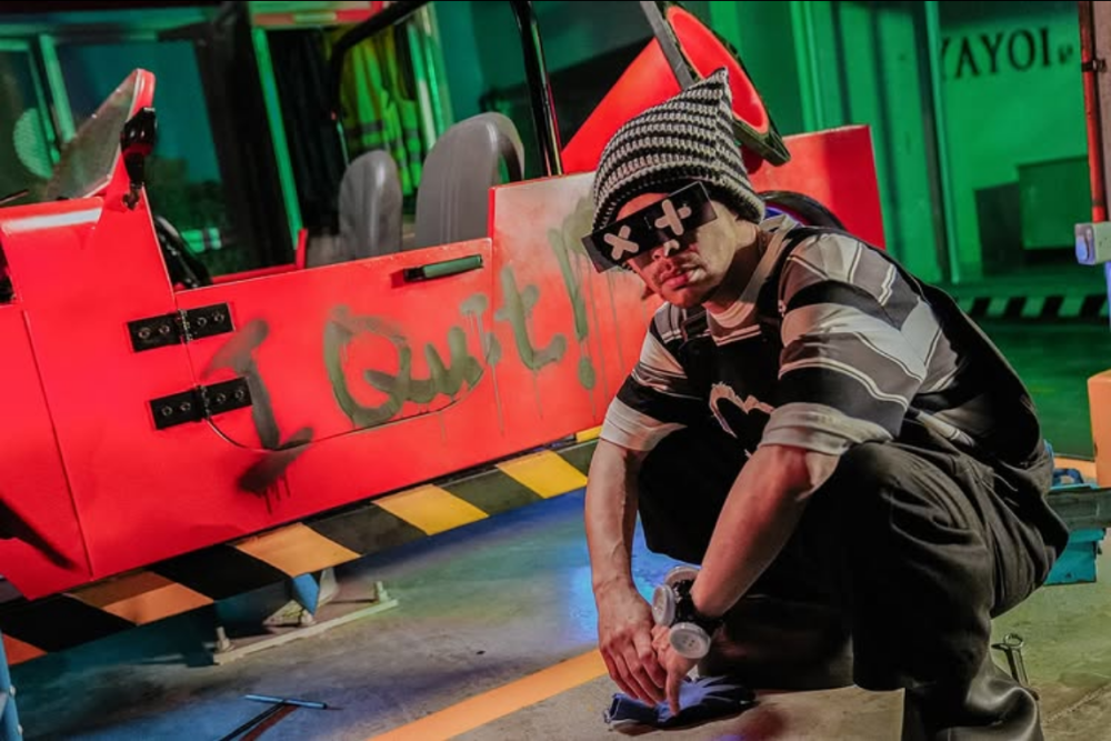 A still shows Namewee performing in a music video. — Picture via Instagram/namewee