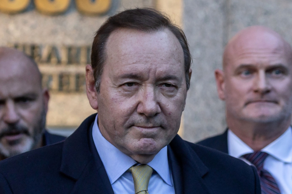 Kevin Spacey is facing three new civil sexual assault claims tied to his years at London’s Old Vic theatre. — AFP pic