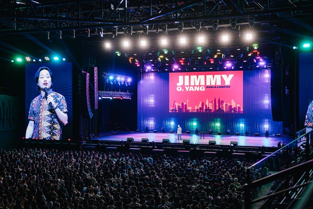 Thousands attended Jimmy O. Yang’s first stand-up comedy performance in Malaysia. — Picture courtesy of LOL Asia
