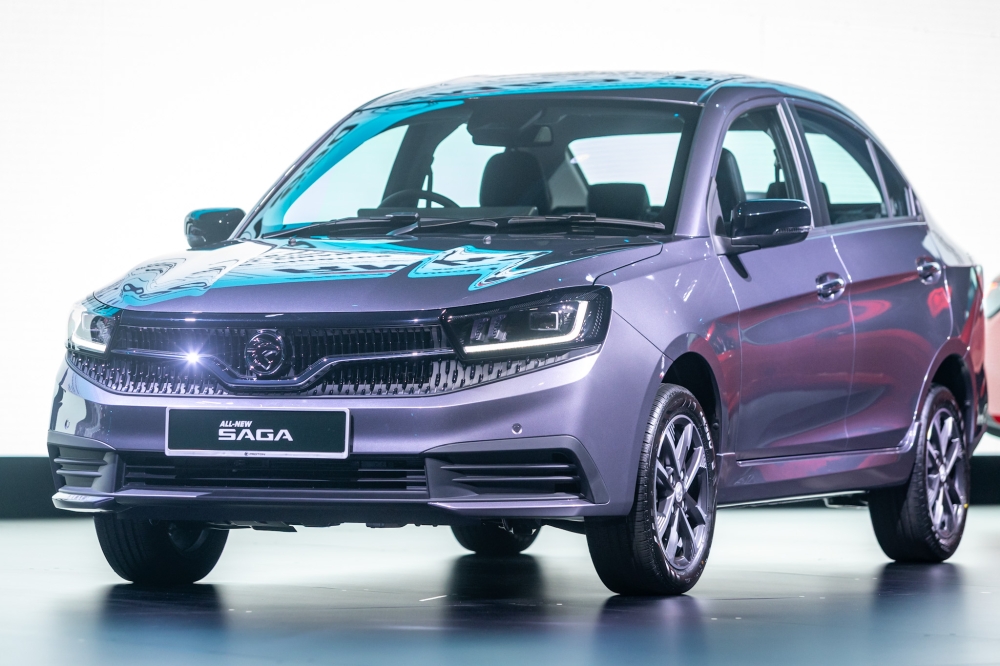 A general view of the new Saga during its launch at Mitec in Kuala Lumpur November 27, 2025. — Picture by Firdaus Latif