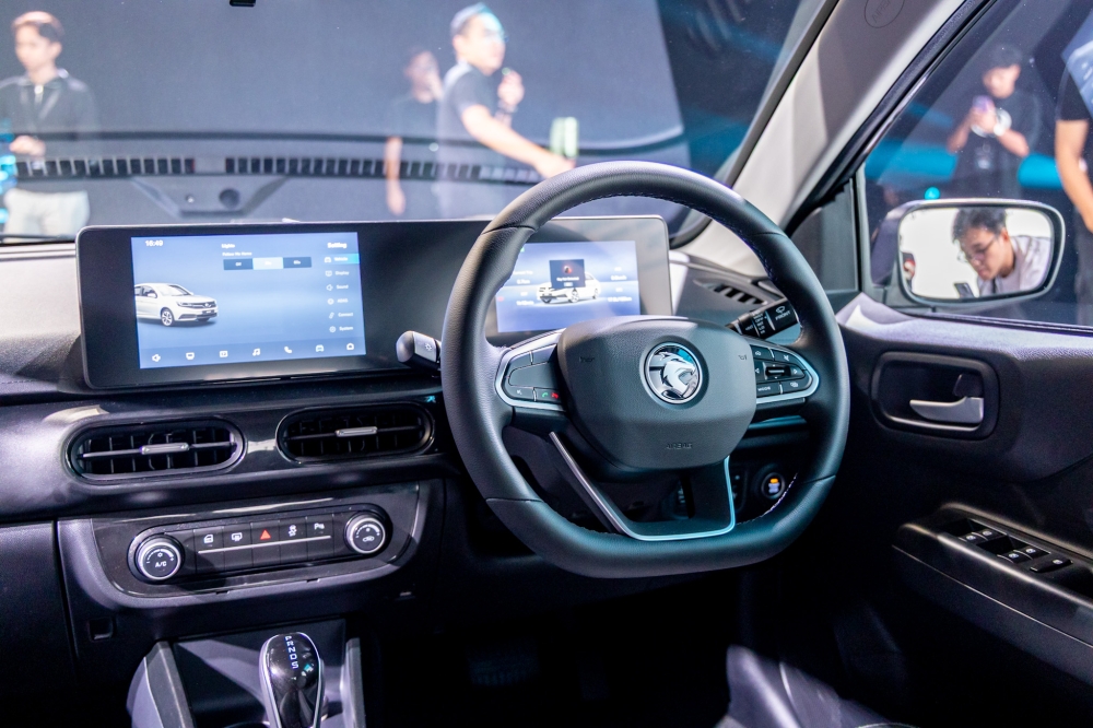 A general view of the interior of the new Saga during its launch at Mitec in Kuala Lumpur November 27, 2025. — Picture by Firdaus Latif