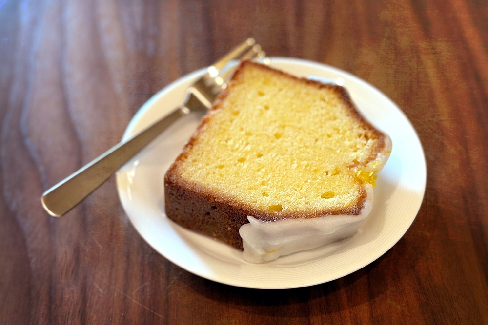Lemon cake with sugar glaze. — Picture by CK Lim