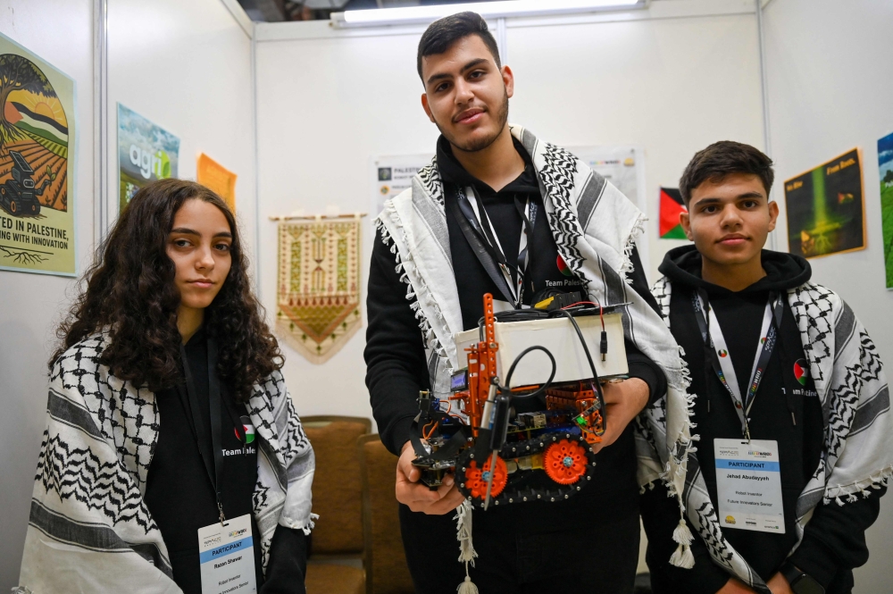 ‘Palestinians can’: Big dreams for West Bank teens at Singapore robot fest