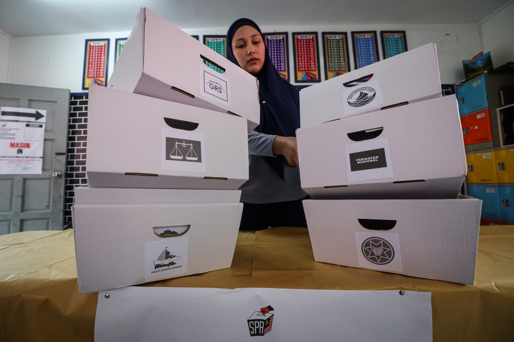 Full official results of the 17th Sabah election, by party