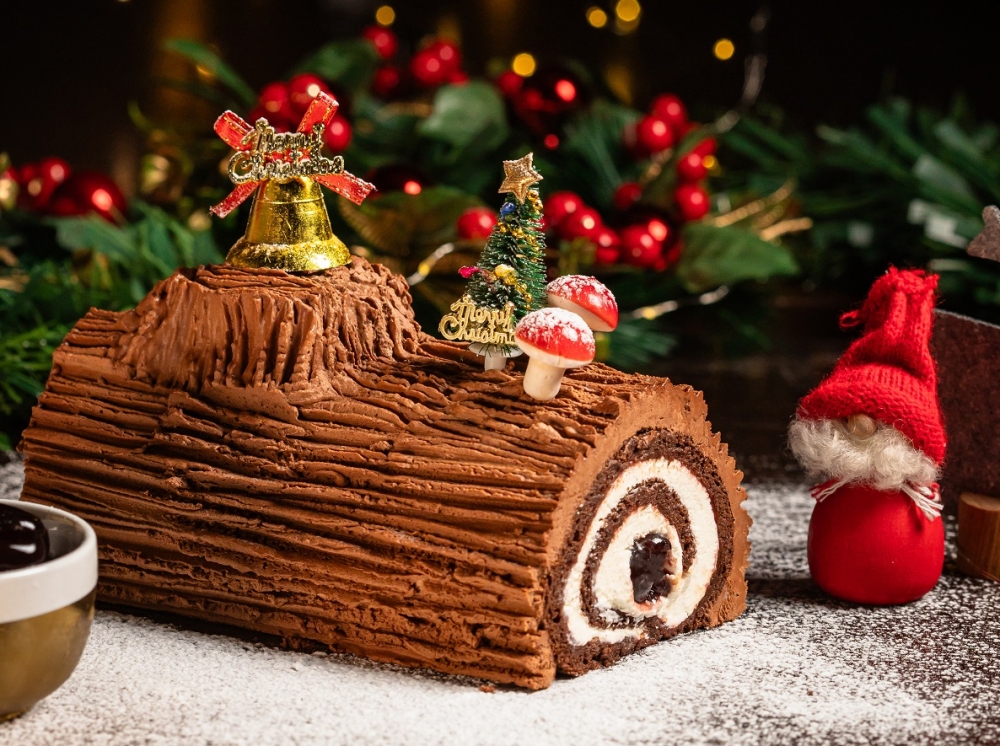 The black forest yule log is one of Huckleberry’s signature items. — Picture courtesy of Huckleberry