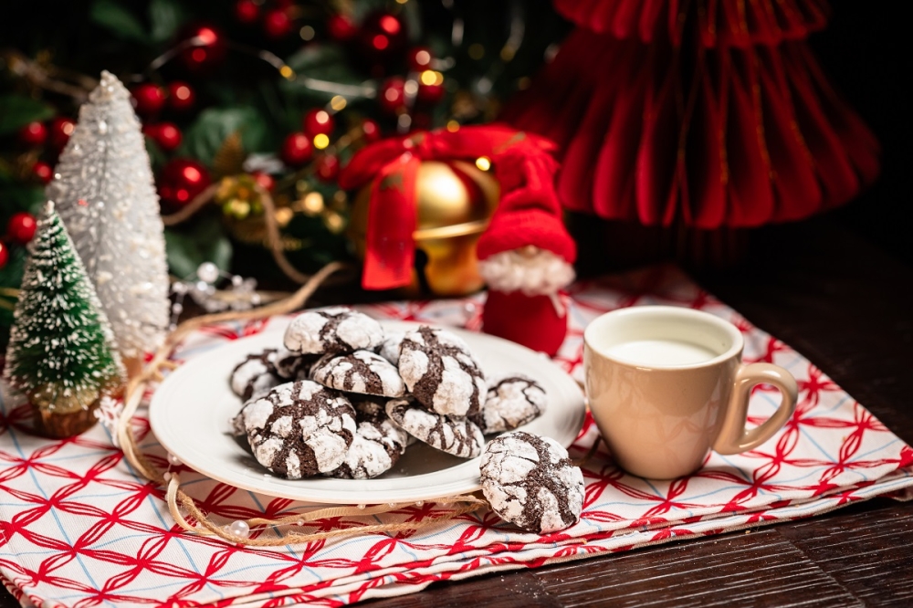 The chocolate crinkles are beautifully decorated, making them a perfect option for gifting. — Picture courtesy of Huckleberry