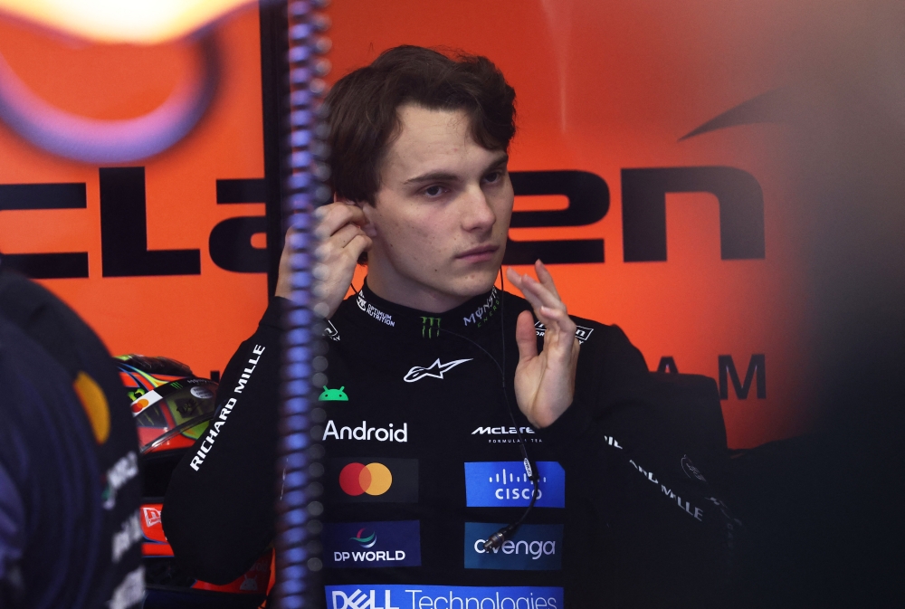 McLaren’s Oscar Piastri is seen ahead of the race for the Formula One Qatar Grand Prix at the Lusail International Circuit, Lusail, Qatar, on November 30, 2025. — Reuters pic
