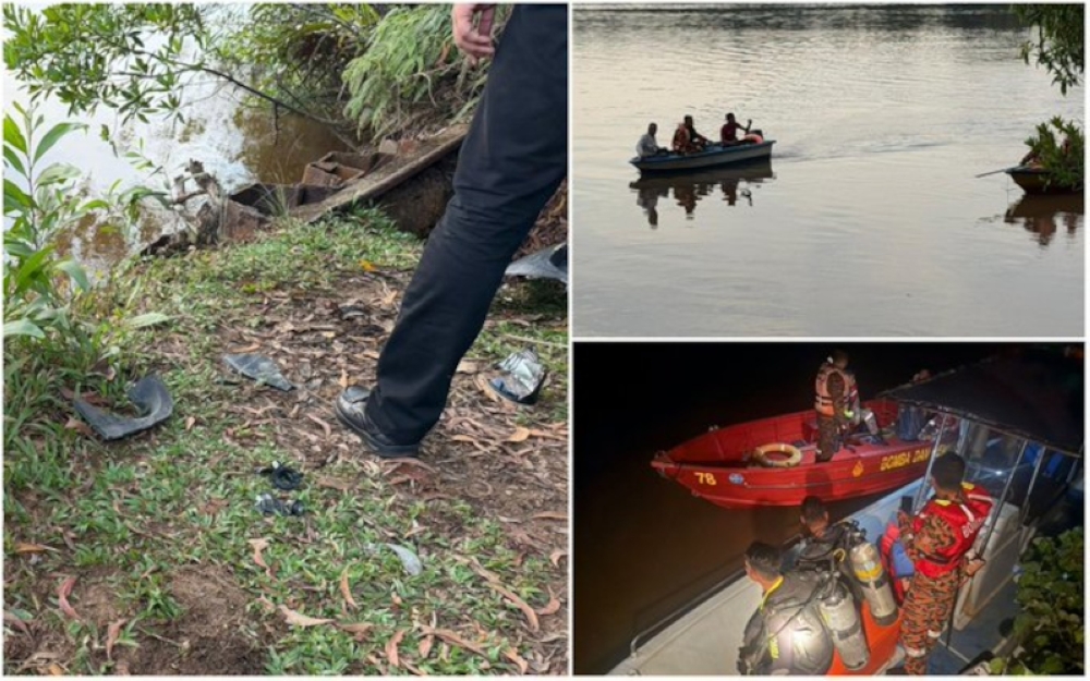 Rompin District Police chief Supt Sharif Shai Sharif Mondoi said his team received initial information regarding the incident at 5.40pm. — Picture from X/Bernama 