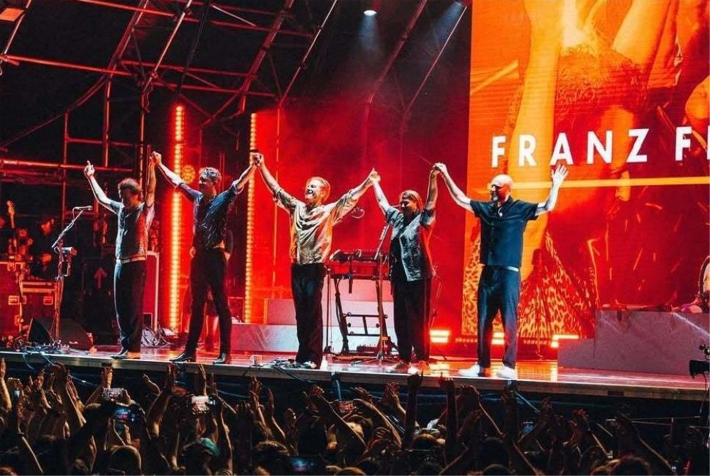 Franz Ferdinand take a bow after wrapping up their set. — Picture via Facebook/Franz Ferdinand