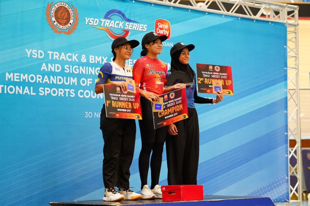 The Yayasan Sime Darby Track and BMX Series aims to strengthen Malaysia's cycling talent pipeline by providing structured competitive pathways from grassroots to elite level at the National Velodrome in Nilai. — Yayasan Sime Darby picture
