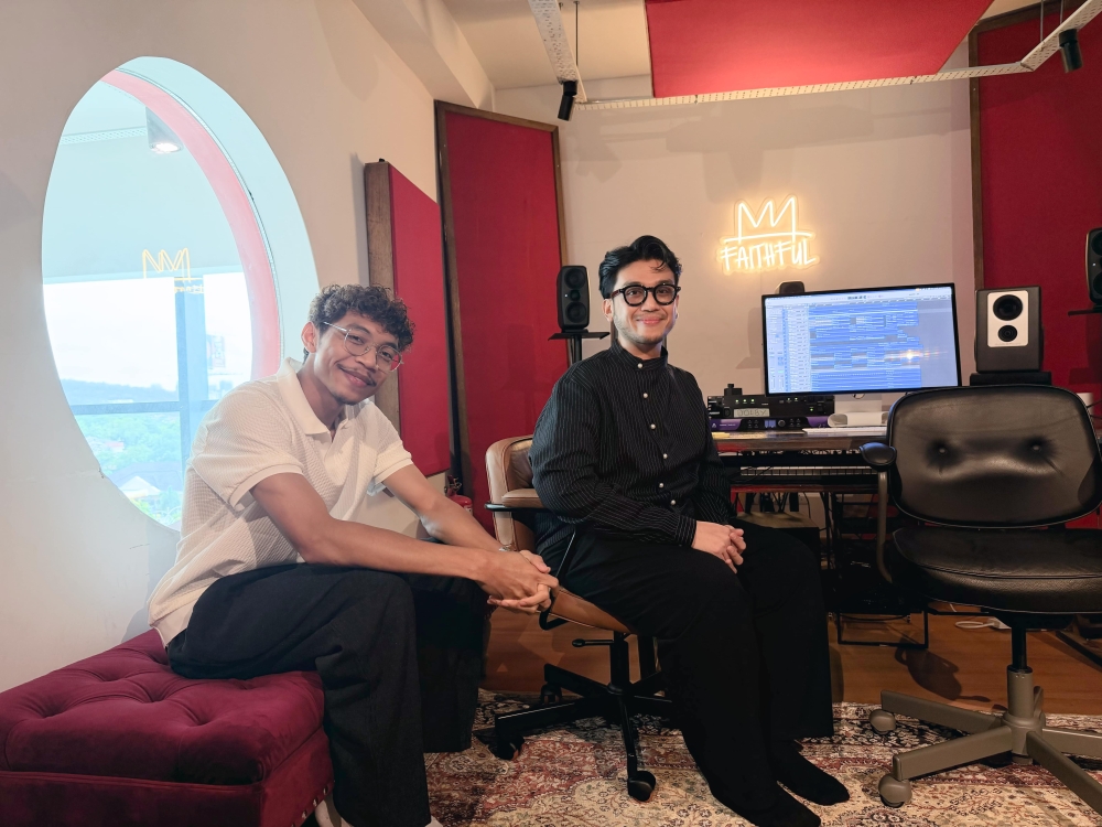 Fahimi Rahmat (left) and Naki (right) are among Faithful Music’s first artists to port their music to the spatial audio format. — Picture by Erna Mahyuni