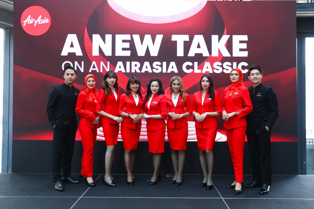 AirAsia’s female cabin crew will soon be able to wear the hijab as part of the airline’s iconic red uniform, if they wish. — Picture courtesy of AirAsia
